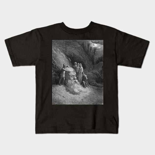 Orlando Furioso - Gustave Dore Kids T-Shirt by forgottenbeauty
